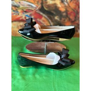 Girls Bow-knot Ballet Flats Ballerina Elegant Cozy Pointed Toe,Sz 4.5